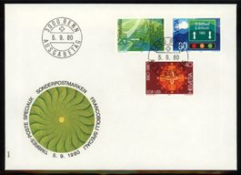 1980, FDC, Sonderpostmarken II (642–644)
