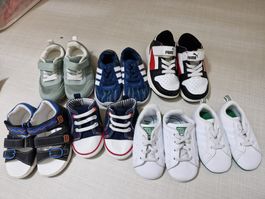 Schuhe-Set für Babys: Adidas, Puma, H&M, C&A, Grösse 18-22