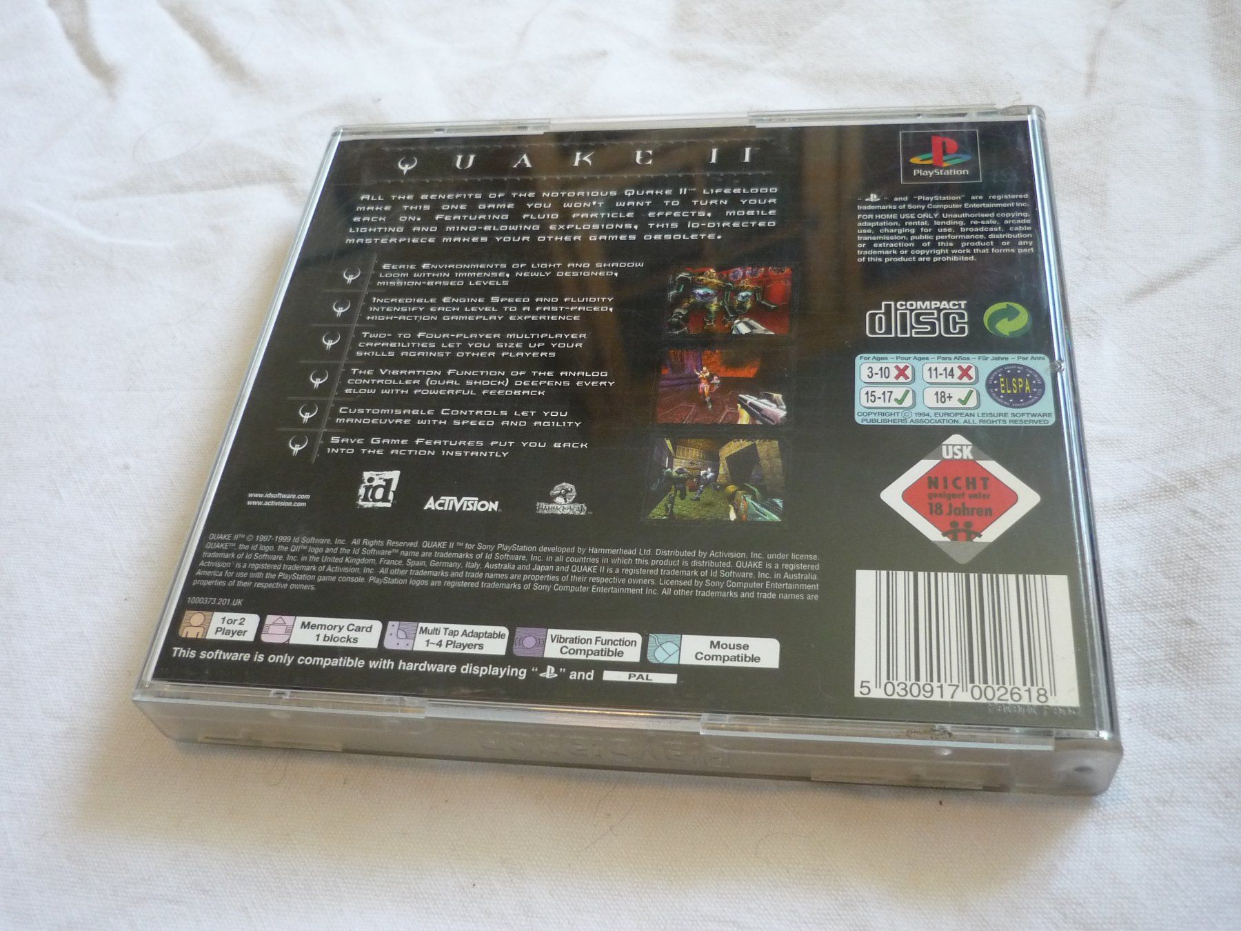 Sony Spiele: Videospiel - PS1 Playstation - Quake 2 – Gebraucht aus Beringen von zzRegal 2