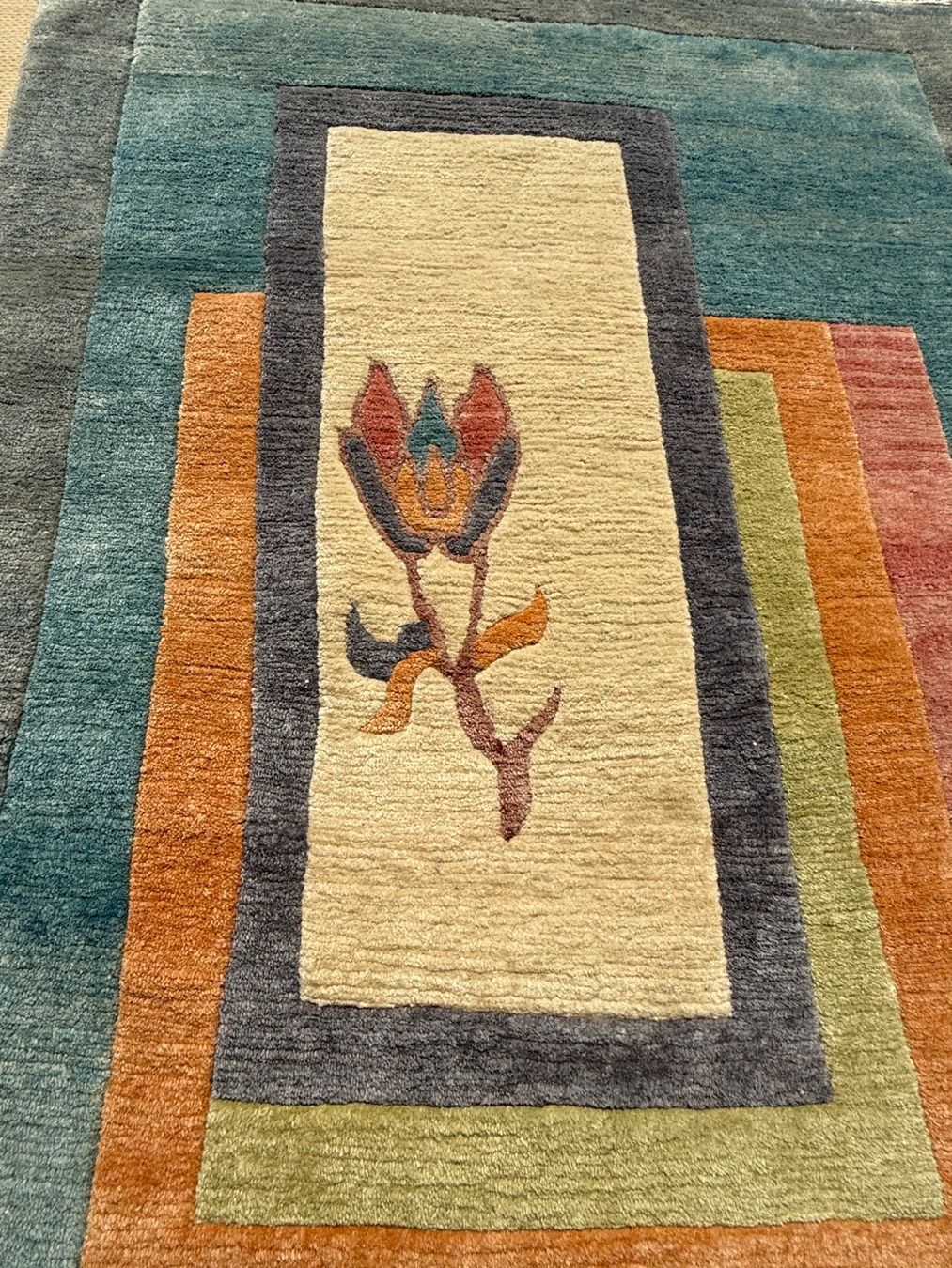Tappeti: Nepal 175x118cm Teppich handgeknüpft sauber – Usato da Vacallo venduto da cri_229f 1