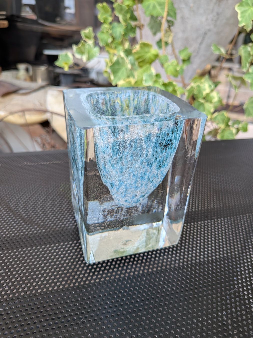 Vasen & Gefässe: Vase Blockvase, Gefäss oder Teelicht  ? – Gebraucht aus Emmen von magelan