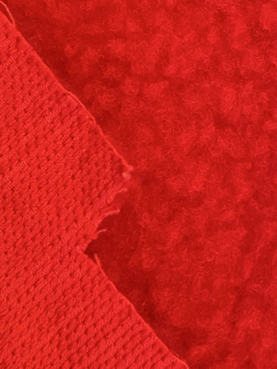 Tissus: Jetzt noch!!! Rot Stoff Teddy-Optik ca. 65-140 cm – Neuf (Voir description) à Flawil par sonnengeist 4