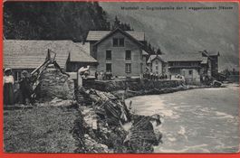 MUOTATHAL - Unglücksstelle der 7 weggerissenen Häuser
