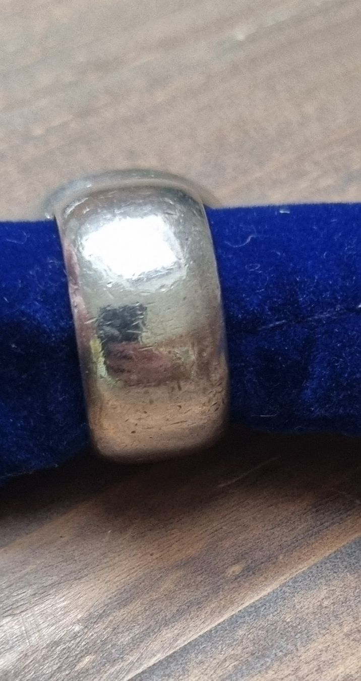 Anelli: Massiver Silberring 925 handgeschmiedet mit Amethyst – Usato da unterägeri venduto da ursiou 2