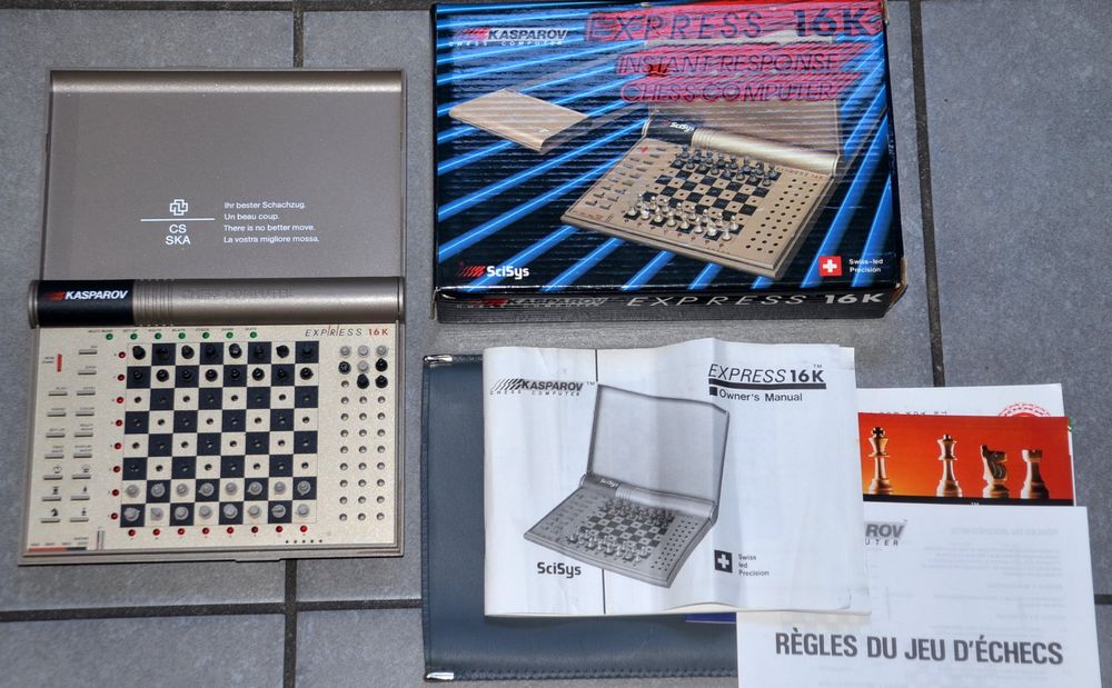 Kasparov 16K Elektronisches Schach Échecs électroniques (Gebraucht) in
