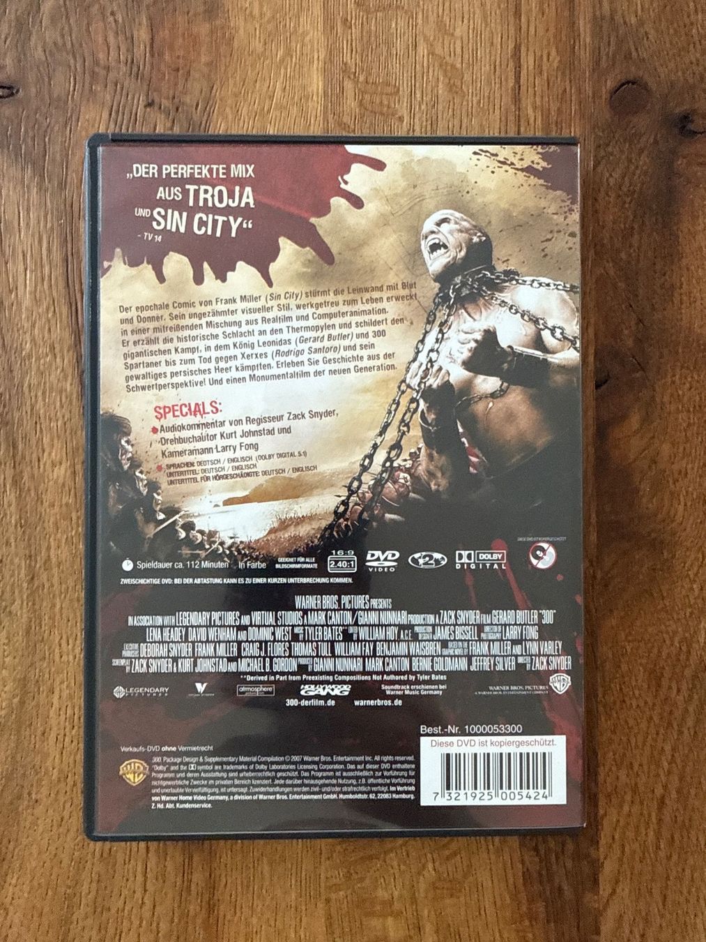 Tutti i DVDs: 300 (2006) DVD – Usato da Zürich venduto da Gekuu 1