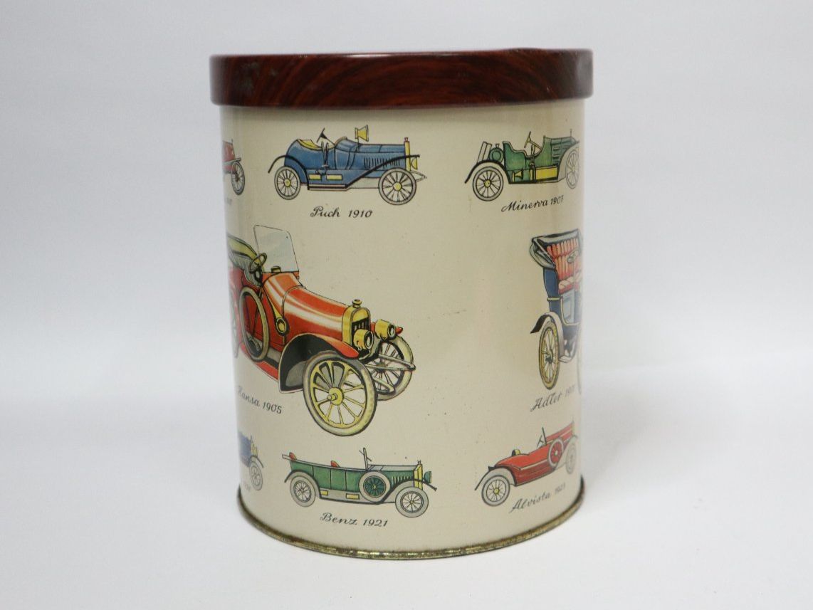 Barattoli: Vintage Blechdose Oldtimer Adler Turicum Puch Minerva Opel – Usato da Eschenbach SG venduto da Astalavista 4