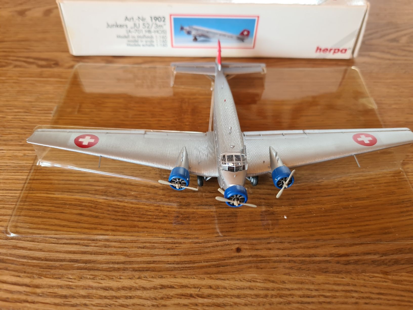 Herpa Modellbausätze & Standmodelle: Herpa Junkers JU 52/3m 1:160 – Gebraucht aus frutigen von Plethora14 1