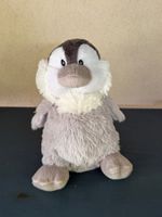 Peluche pingouin gris et blanc