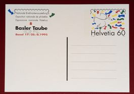 GANZSACHE POSTKARTE 224 BASLER TAUBE 1994** POSTFRISCH