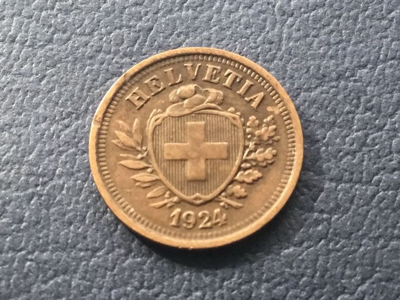 Tutti le monete: 1 Rappen 1924 VZ – Usato da St. Margrethen SG venduto da alfapeugeot10 1