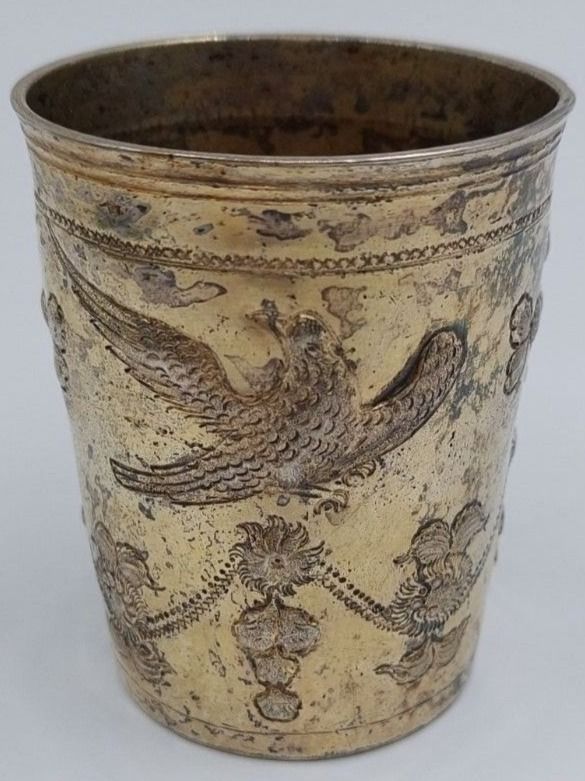 Bottiglie: Antiker Becher Silber Russland 18.Jh. – Usato da Dielsdorf venduto da anabur