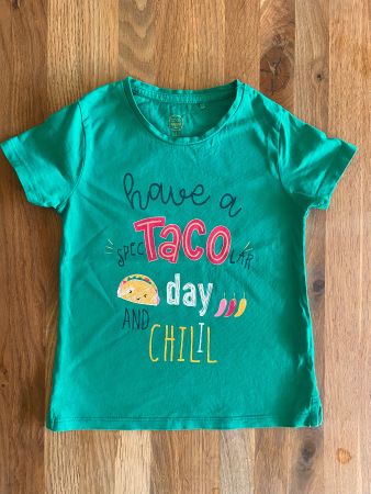 Tshirt TACO CHILI, 116/122cm, Baumwolle, BRIEF