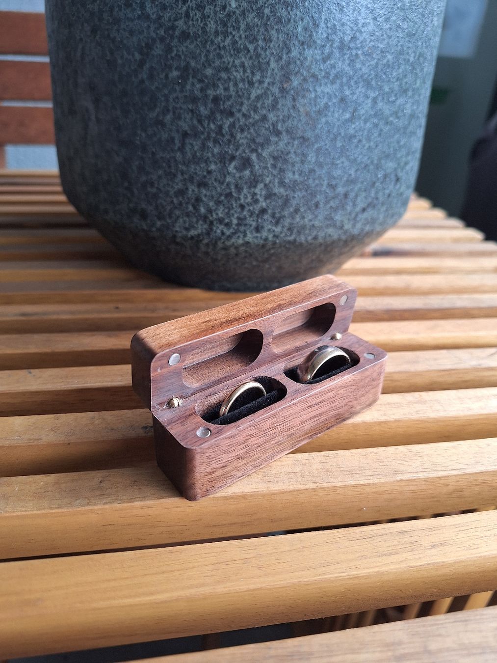 Anelli: Ringbox Hochzeit – Nuovo e nell'imballaggio originale da Jona venduto da SL95