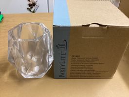 Partylite Windlicht Diamant Optik P91699 neuwertig