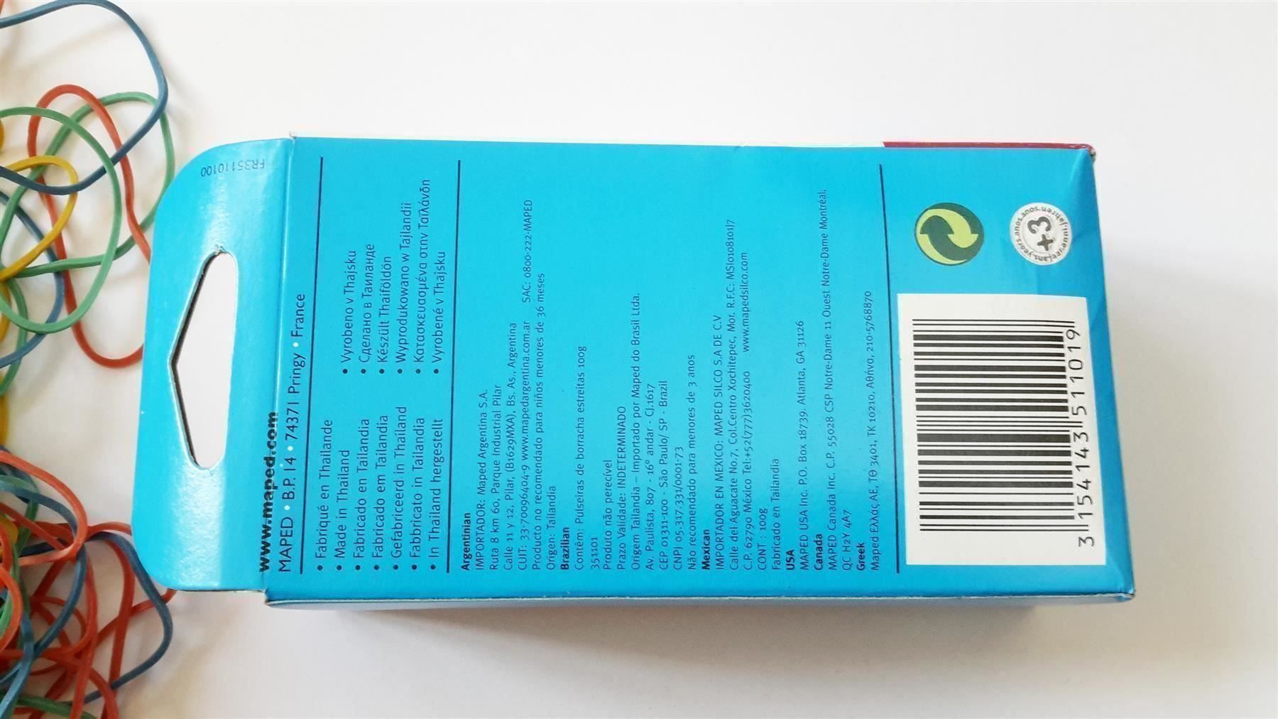 Nastri decorativi: Gummiringe, 100 g, 4 Grössen/Farben – Nuovo e nell'imballaggio originale da St. Gallen venduto da cointec 6