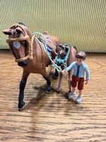 Schleich Pferd mit Junge und Fohlen 