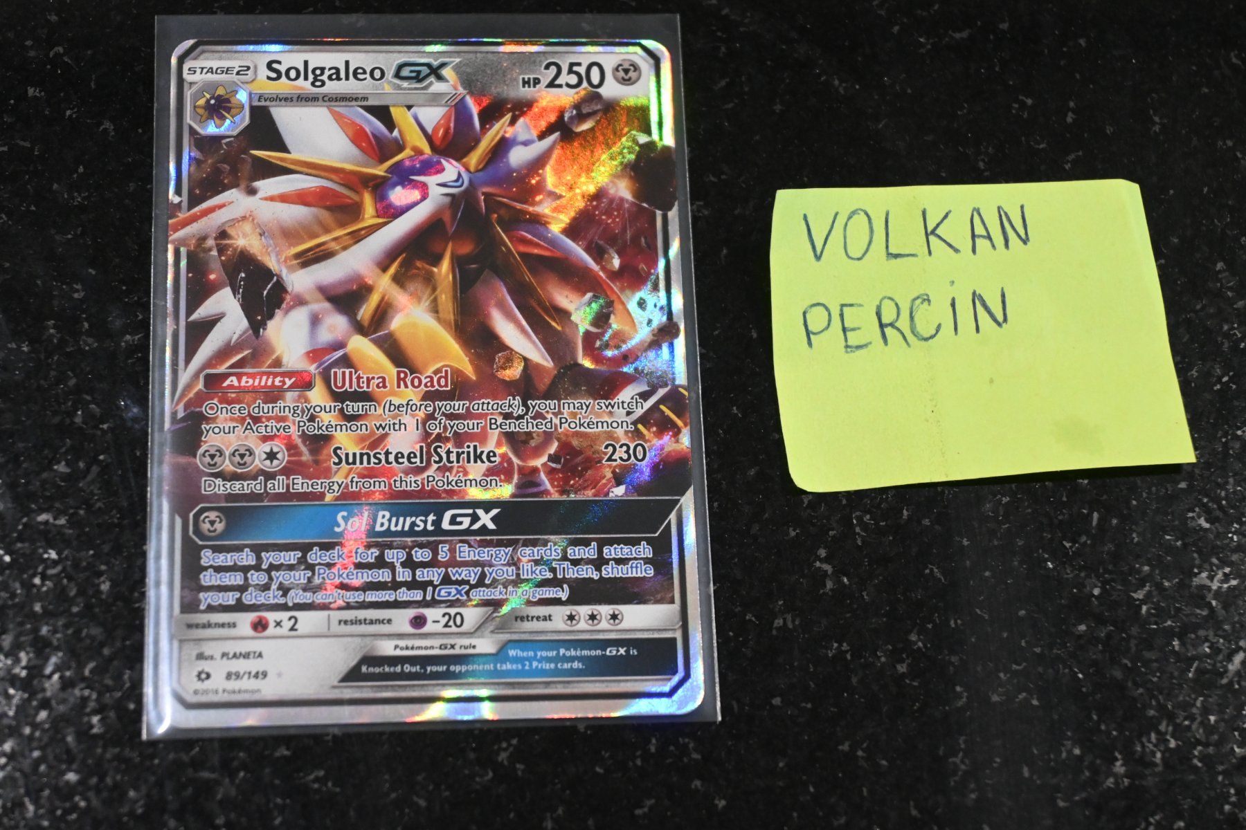 Pokémon Carte collezionabili: Solgaleo GX #89 Pokemon Sun & Moon – Nuovo (secondo la descrizione) da Aigle venduto da PSAPOKEVOVO