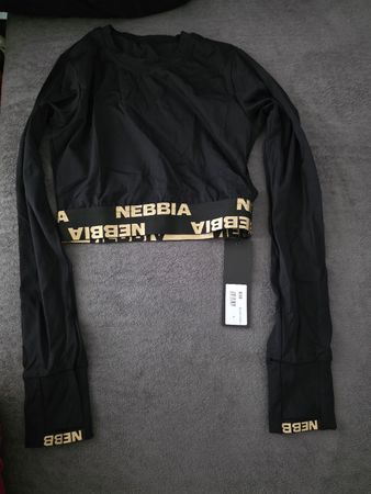 NEBBIA OBERTEIL LANGARM BLACK GOLD L