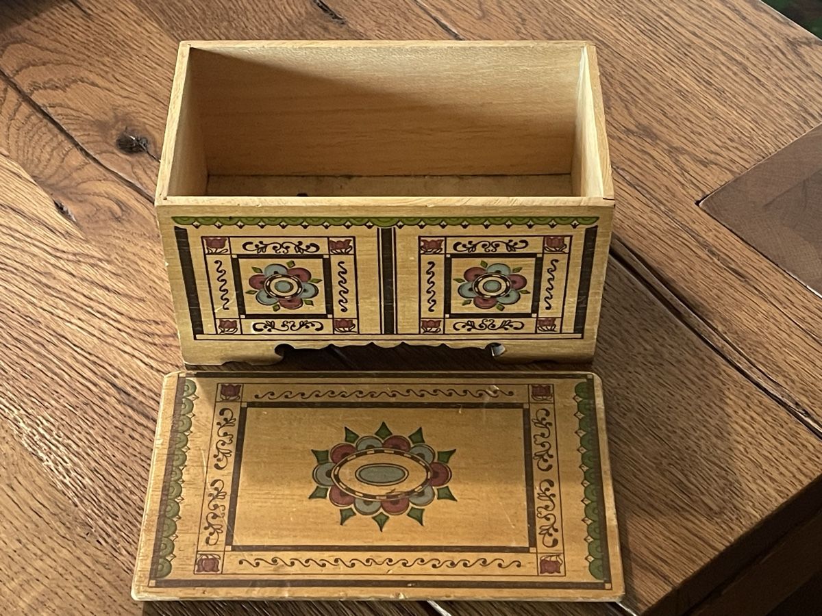 Barattoli: Antike Schatulle aus Holz - Kambly Emmental – Usato da Zuerich venduto da Dorsi 6