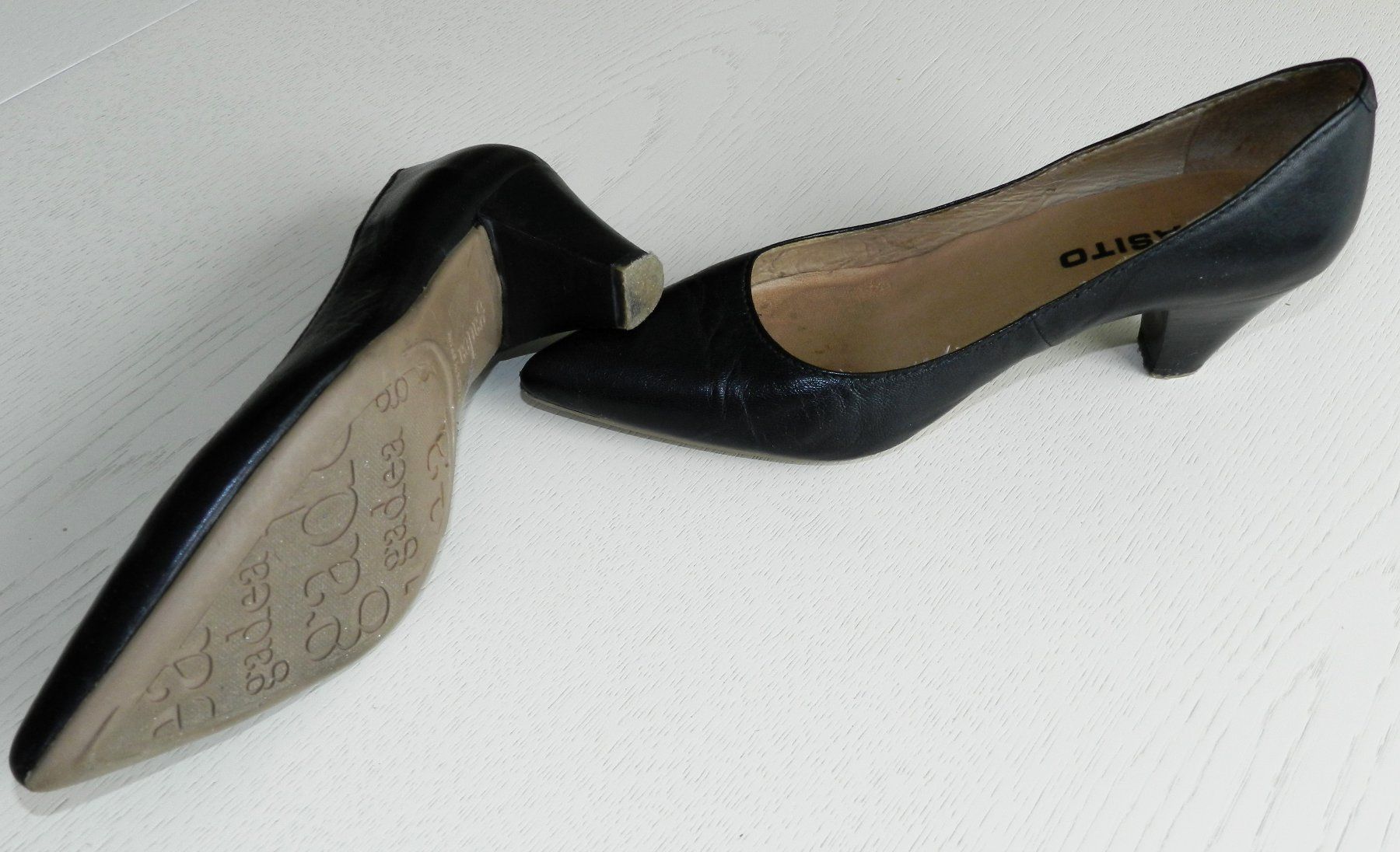 Damenschuhe: Elegante Pasito Echtleder Pumps, Schwarz, Gr. 37 – Gebraucht aus Uerikon von Norma06 2