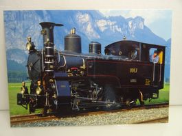 Postkarte SBB HG 3/3 "Brünig" Zahnrad Dampflokomotive