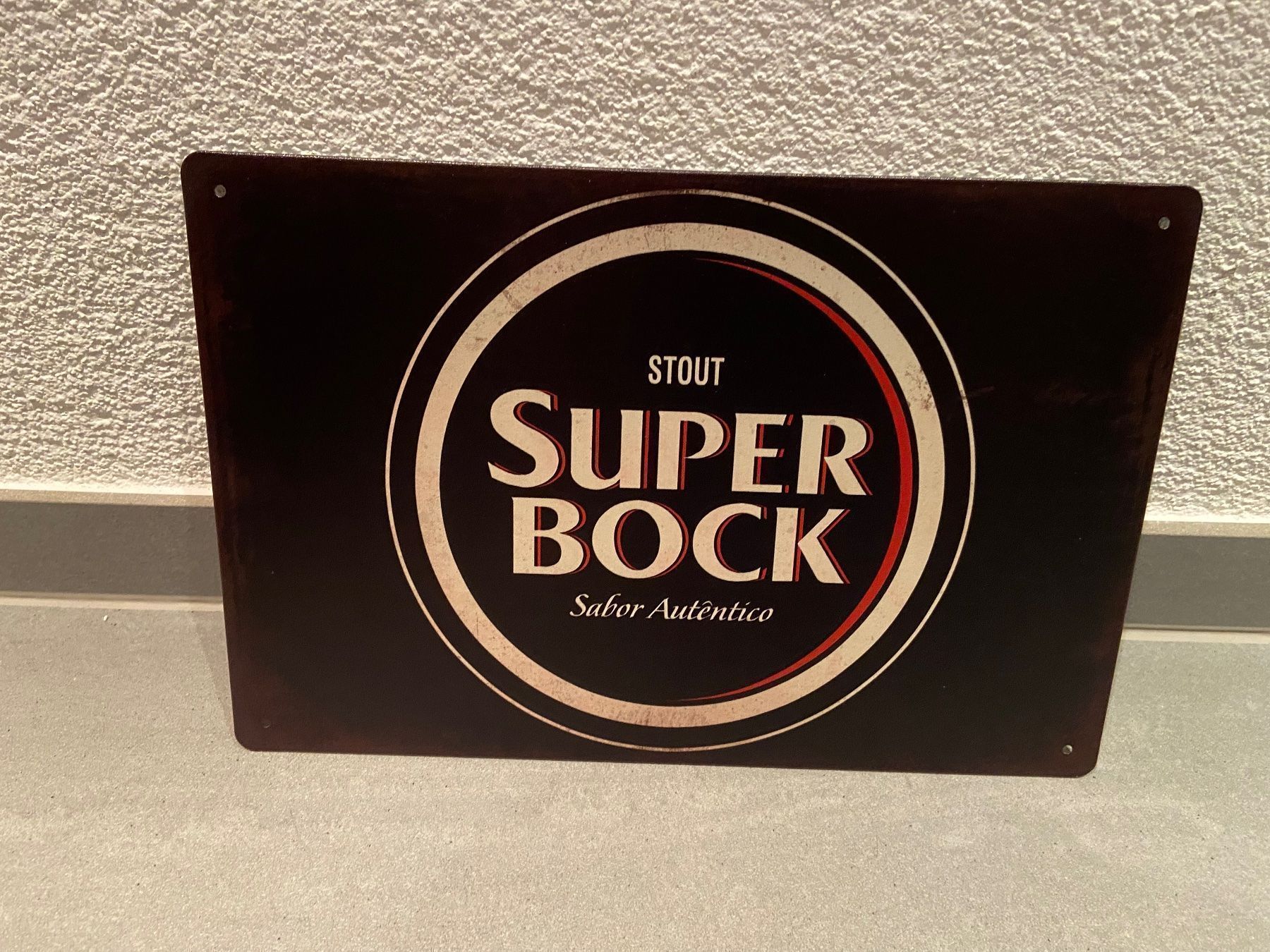 Insegne: SUPER BOCK BEER SCHILD METALL  / NEU /Der Renner!! – Nuovo e nell'imballaggio originale da Seon venduto da Aaargauer01 1