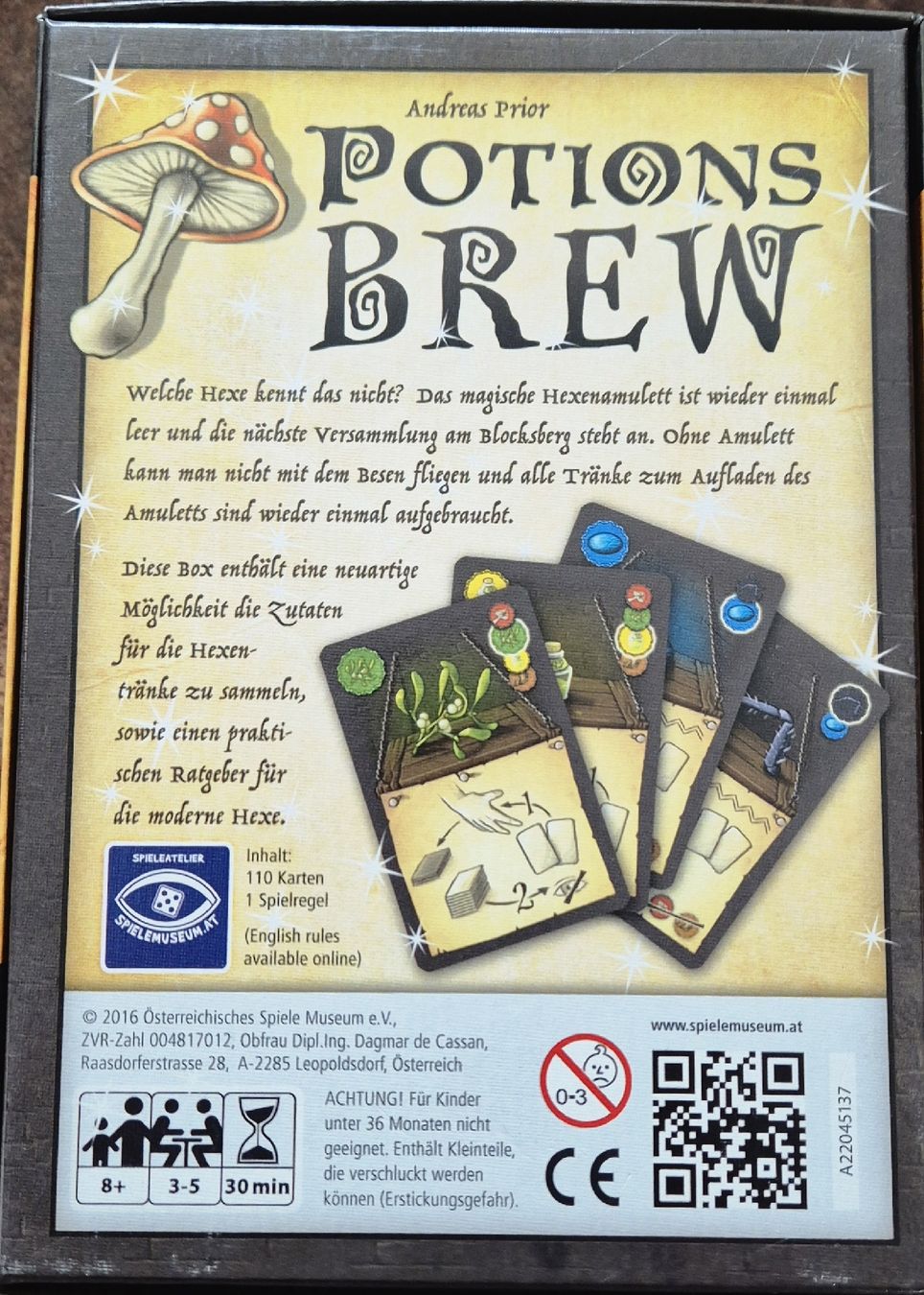 Giochi: Brettspiel: Potions Brew - Das magische Hexen-Spiel! – Usato da Zofingen venduto da Andevely 1