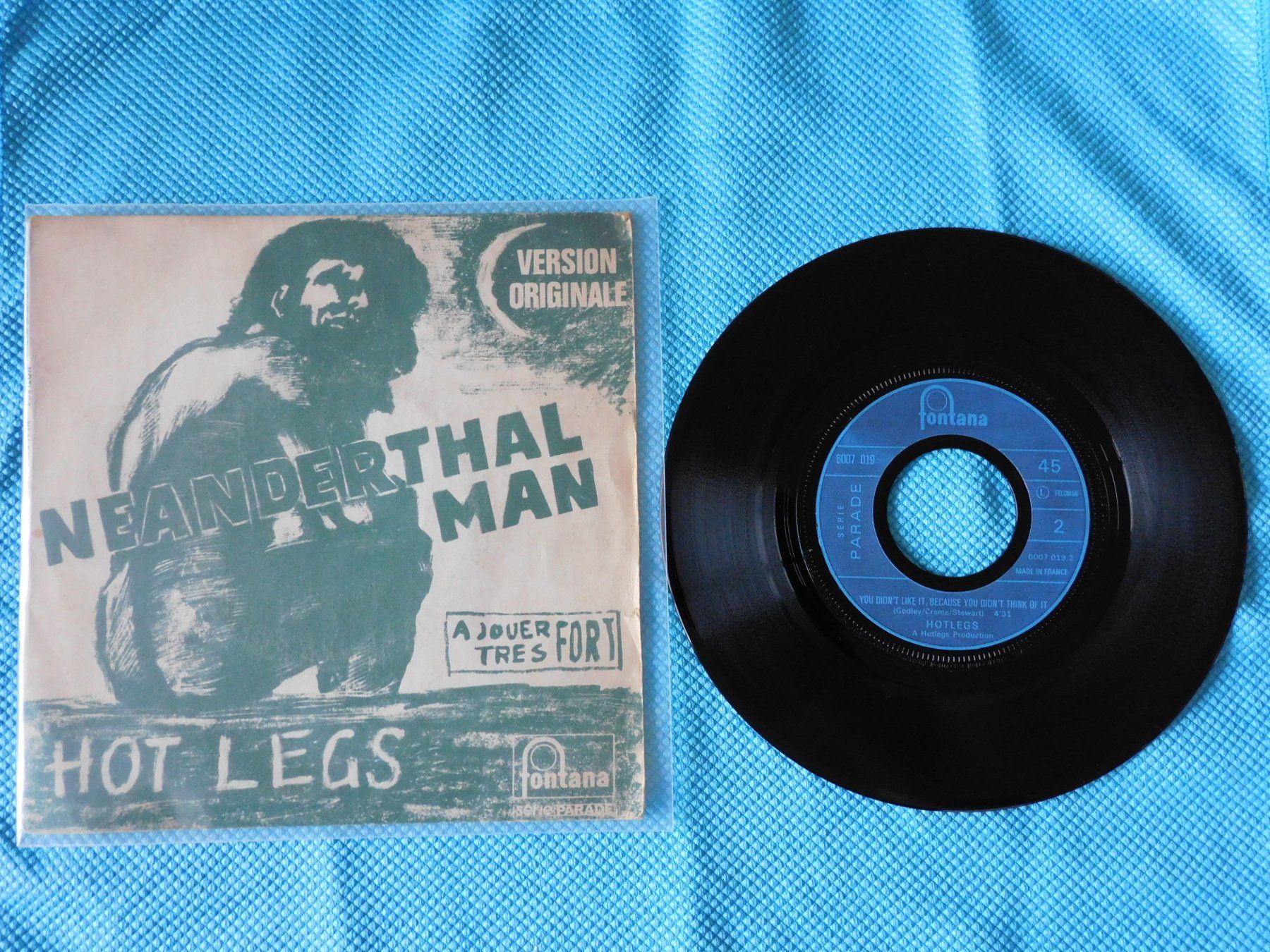 Dischi in vinile: Hot Legs – Neanderthal Man – Usato da Emmenbrücke venduto da lamorak