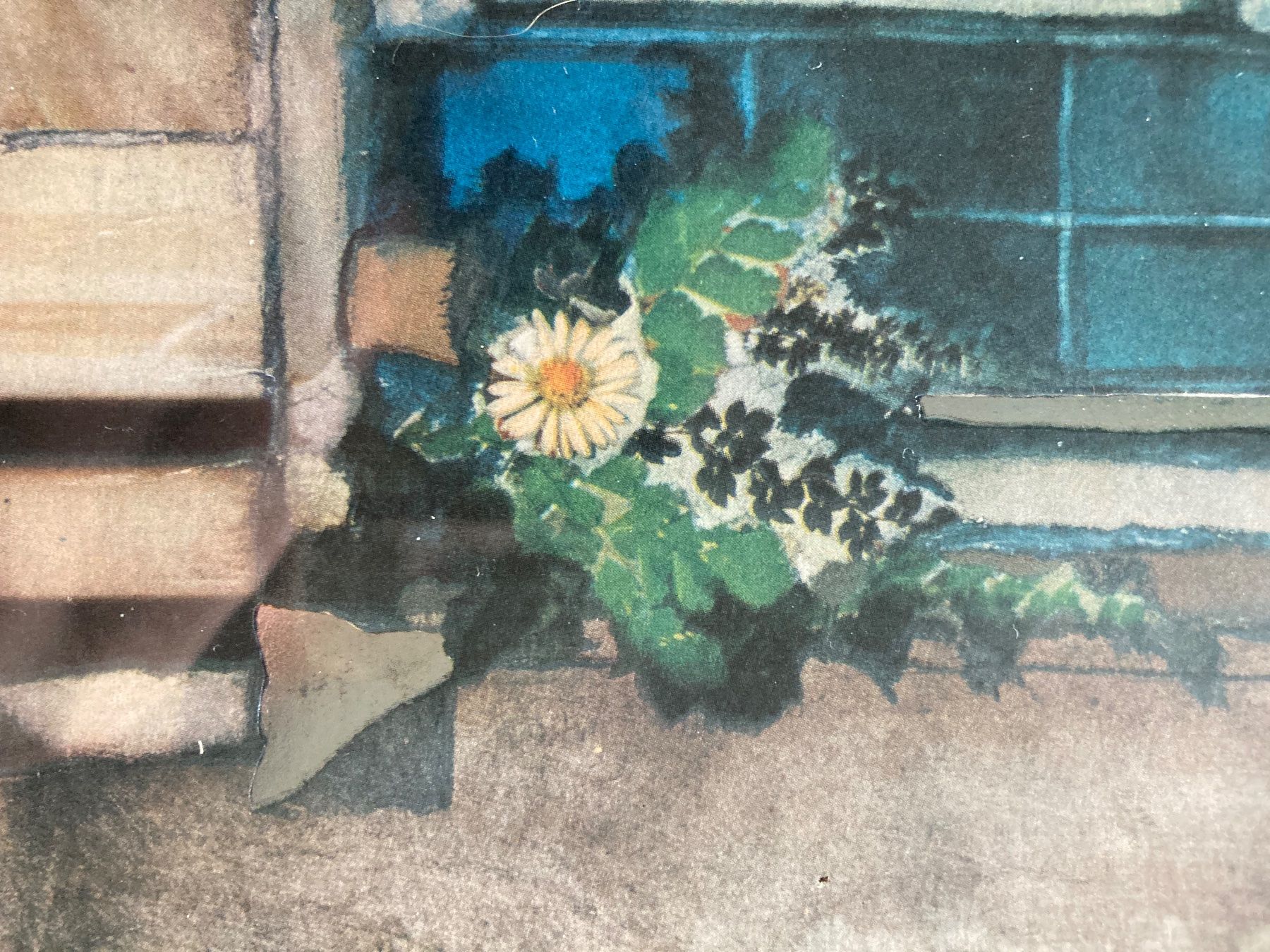 Poster & Bilder: Kunstdruck Fenster mit Blumen silber – Neu (gemäss Beschreibung) aus Bennwil von elfen_zauber 3