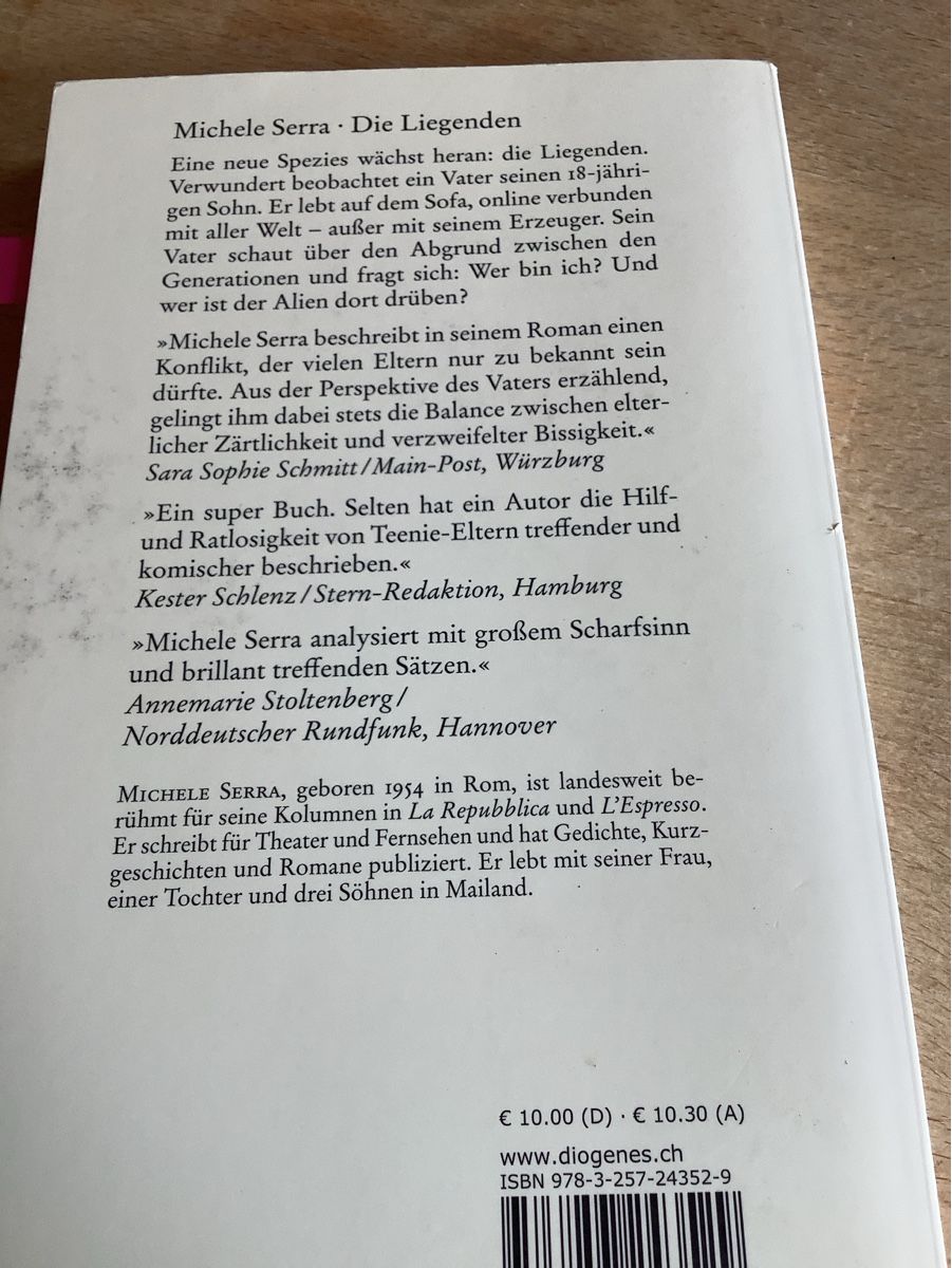 Bücher: Michele Serra | Die Liegenden – Gebraucht aus Saas-Balen von kircin 1