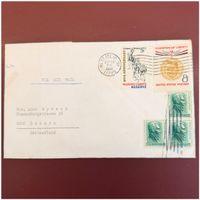 Luftpostbrief - USA - 1966 von West Islip, New York