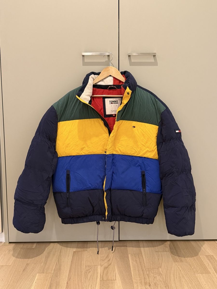 Tommy Hilfiger Giacche: Tommy Jeans Puffer Jacket M, Multicoloured – Usato da Schaffhausen venduto da die_kb5d