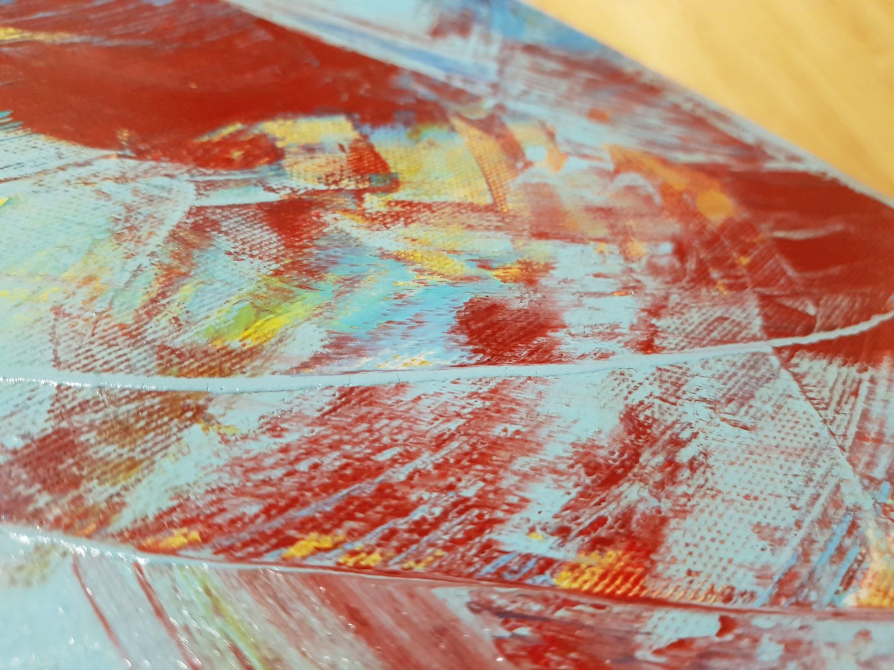 Gemälde: Painting: "Whoosh", 40 x 60 cm canvas frame – Neu und originalverpackt aus Turbenthal von viw_48fr 3