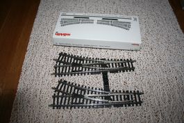Märklin 2 x 2263 K-Weiche rechts neu ohne Antrieb
