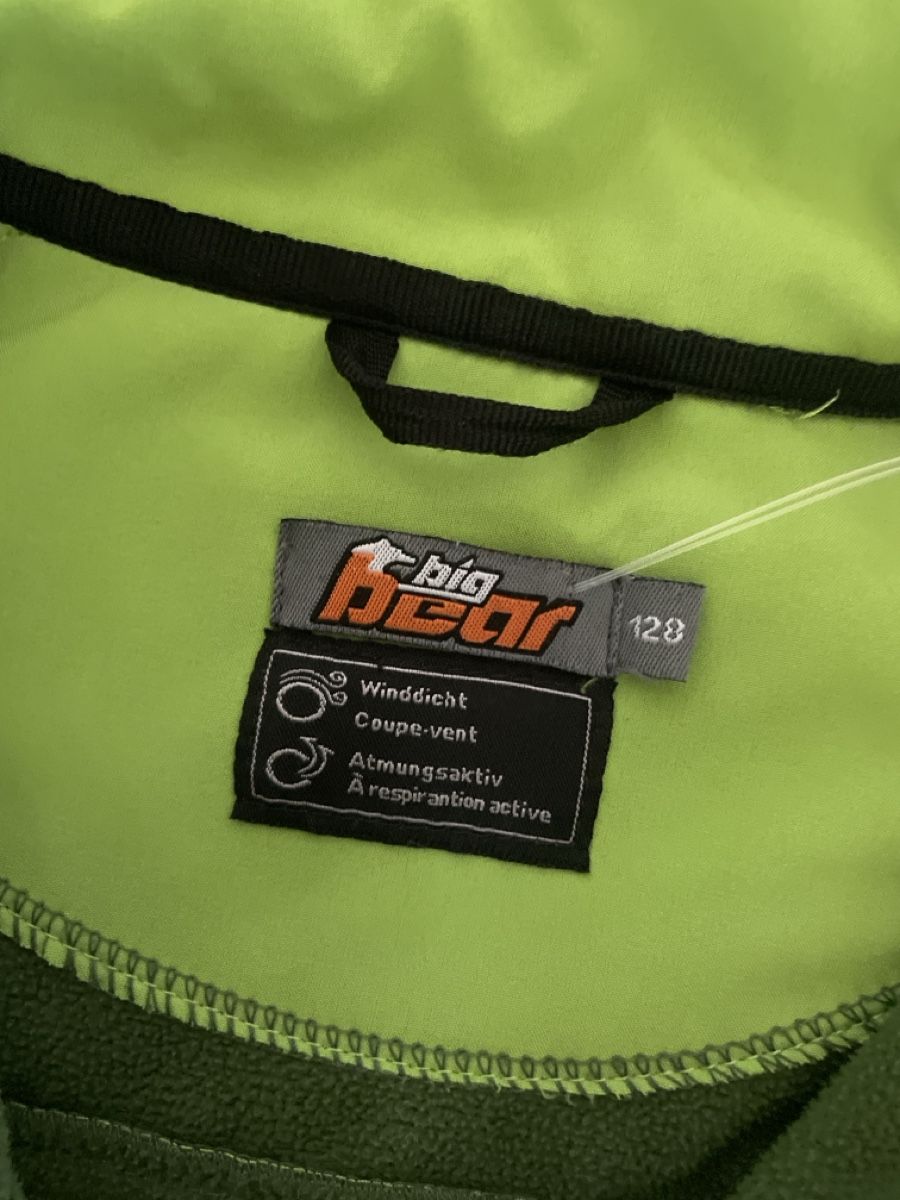 Jacken & Mäntel: Big bear Kinder Softshelljacke winddicht Gr.128 limegreen – Neu (gemäss Beschreibung) aus Obergerlafingen von cabo4 1