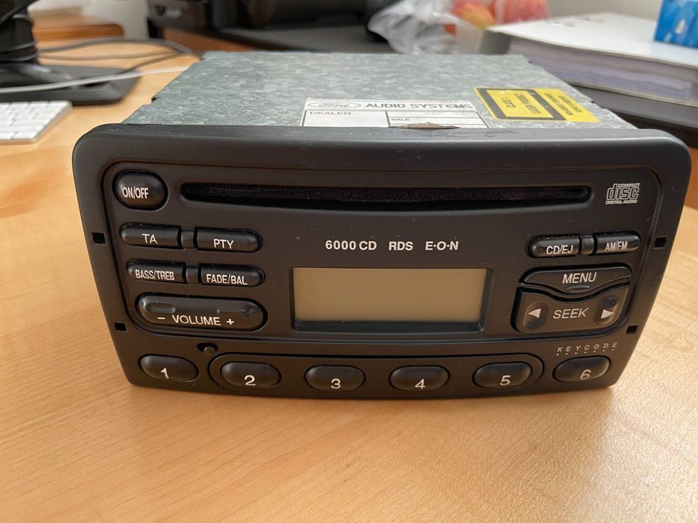 Original Ford 6000CD RDS EON Autoradio | Kaufen auf Ricardo