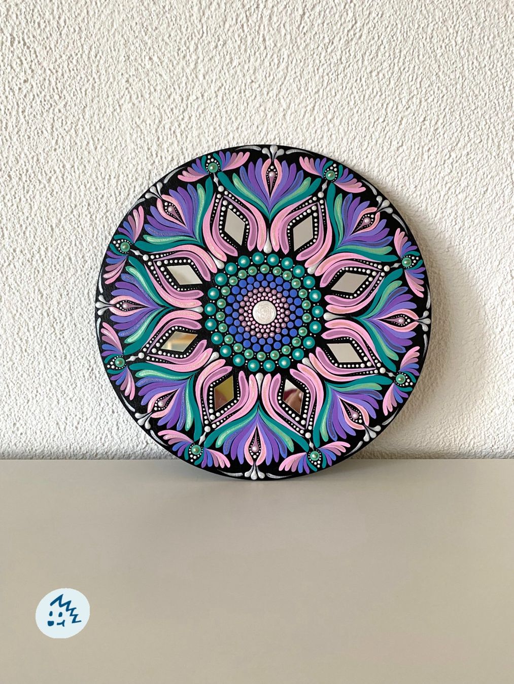 Tutte le decorazioni: Nr. 2 Mandala Magnet Gross, Mandala Bild, Geschenkidee – Nuovo e nell'imballaggio originale da Fanas venduto da Omibia 2