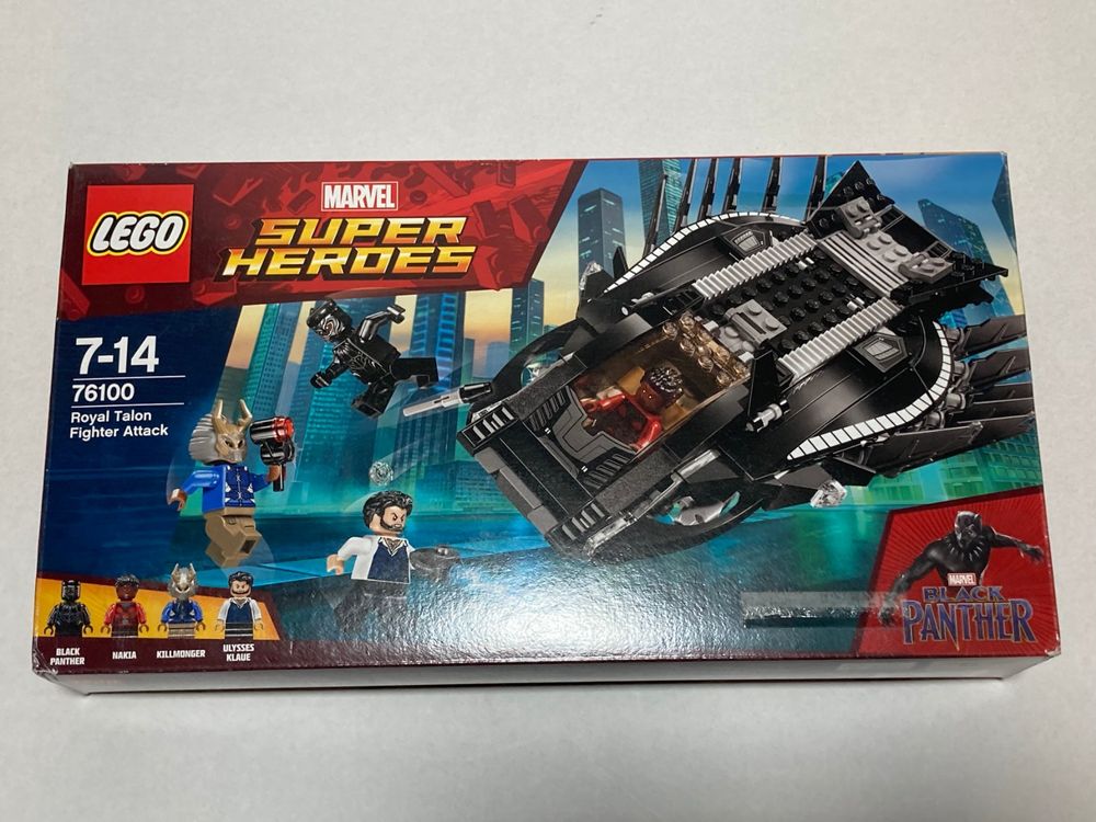 2018 Lego 76100 Black Panther Royal Talon Fighter Sealed (Neu und ...