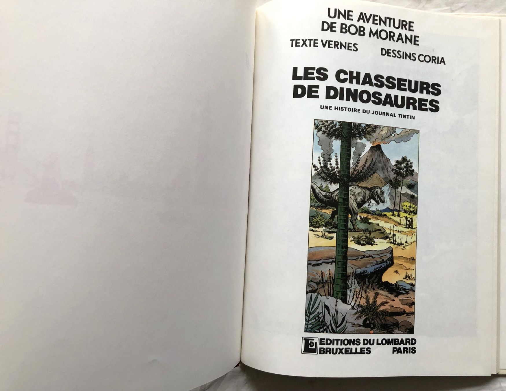Fumetti: BOB MORANE - LES CHASSEURS DE DINOSAURES - EO – Usato da Schaffhausen venduto da durruti 1