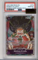 ONE PIECE Promo Monkey.D.Luffy (OP07-073) PSA10 EN