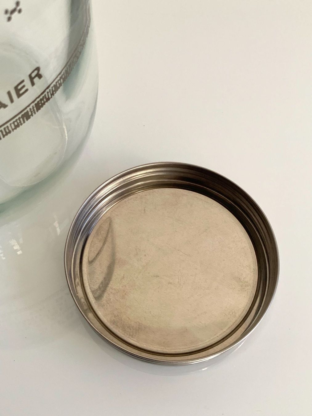 Gläser: Grosses Shabby Chic Glasgefäss / Dose – Gebraucht aus Bern von Fraeuleinhonig 6