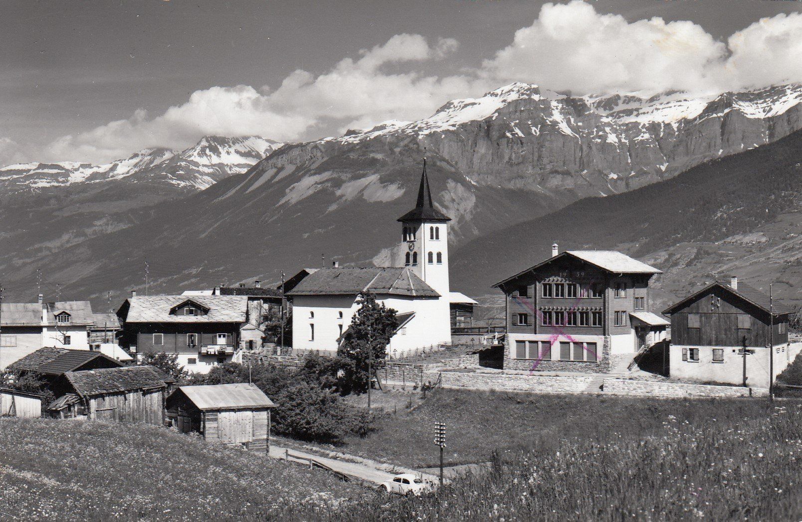 Cartoline postali: Unterems   VS  -    4  diverse Ansichtskarten – Usato da Brig venduto da Valcards54