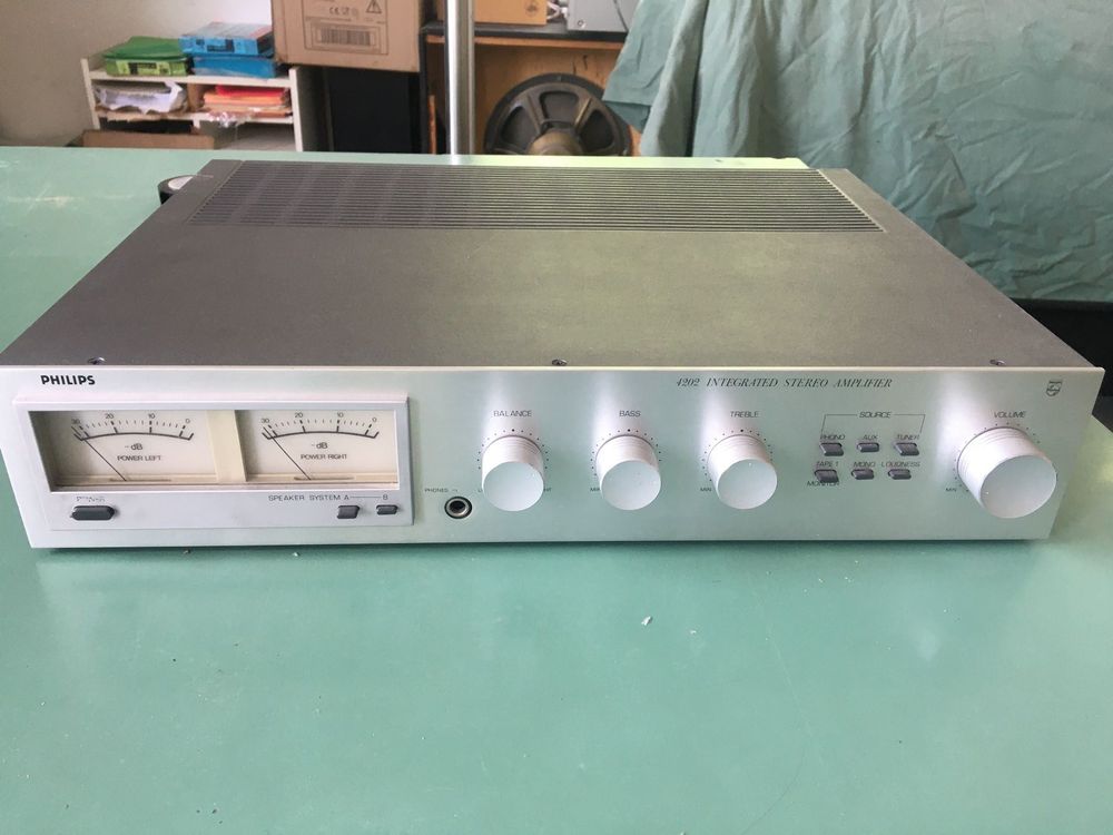 Ampli Philips integrated stereo 384 - CD - Musique