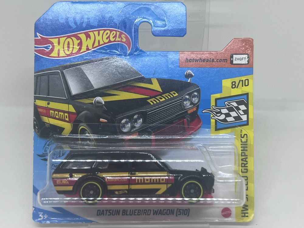 Lot 10 Hot Wheels Datsun Bluebird 510 Wagon MOMO - Speed Graphics - Édition Kroger 2020