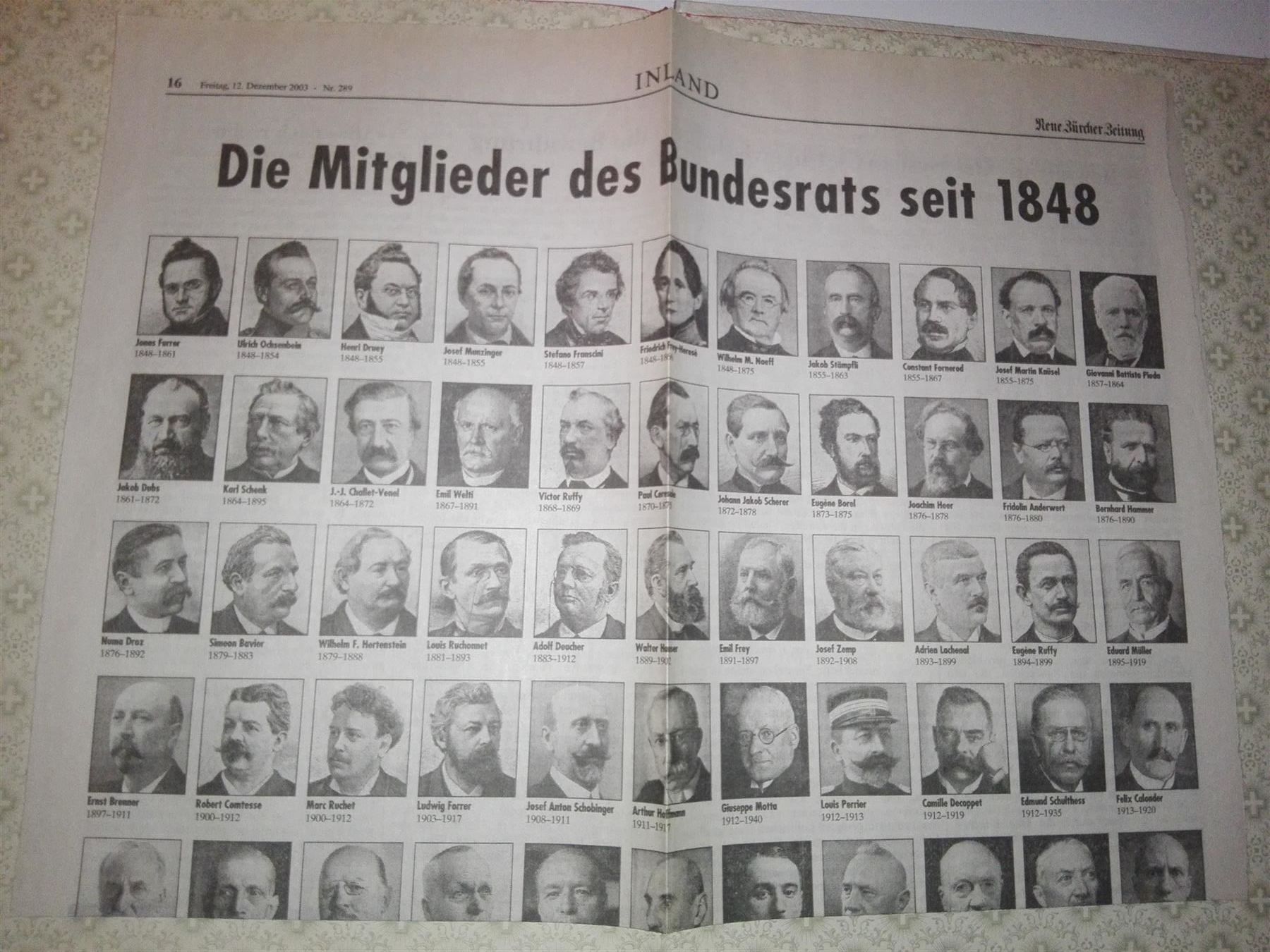 Libri: Die Bundesräte der schweizerischen Eidgenossenschaft – Usato da St. Gallen venduto da elkapone 8