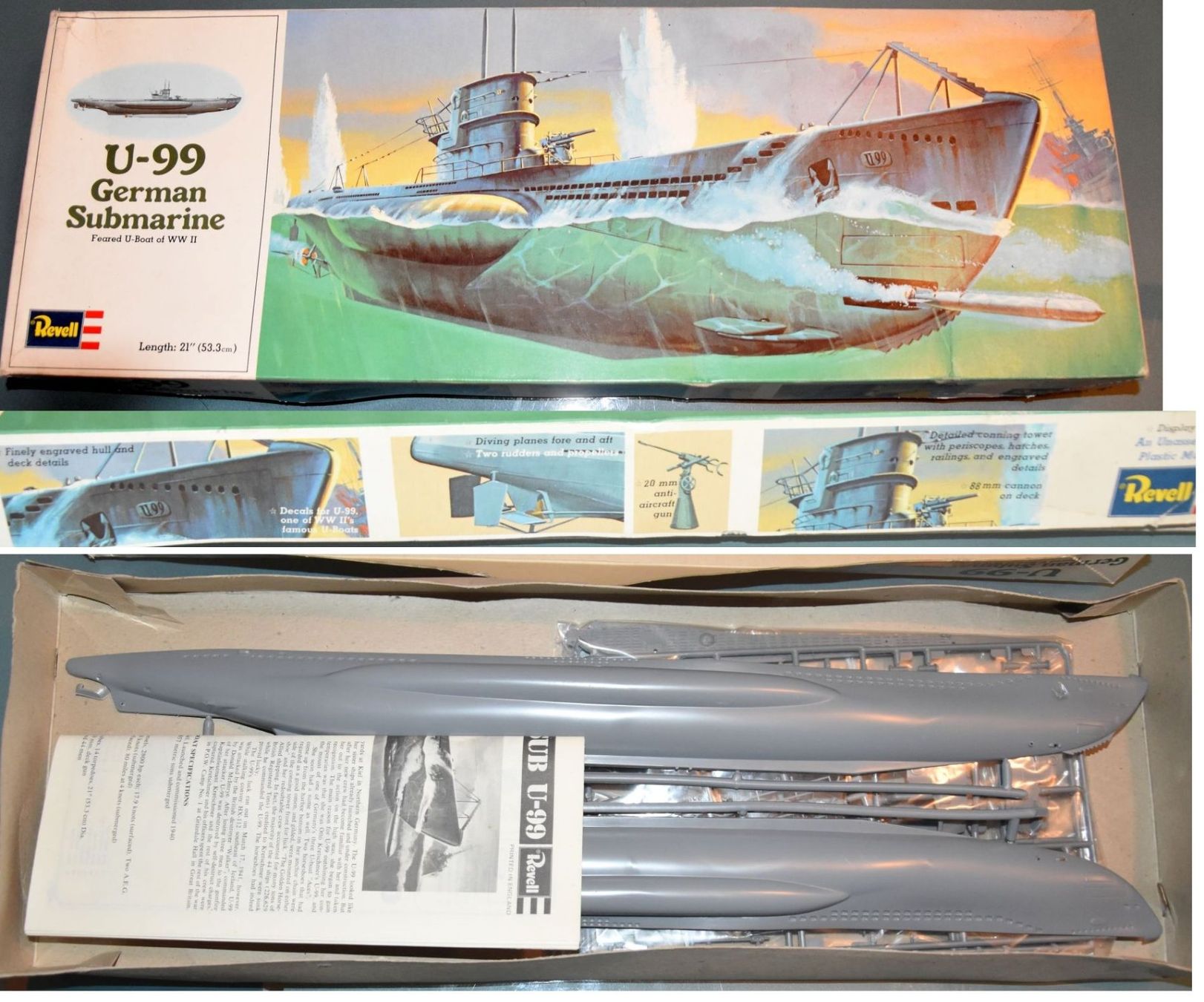 Modellbausätze & Standmodelle: U-Boot U-99 1:125! – Gebraucht aus Liestal von estreiter 2
