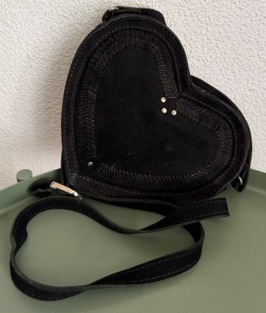 Herz Form Tasche klein zum umhängen weich Leder artig