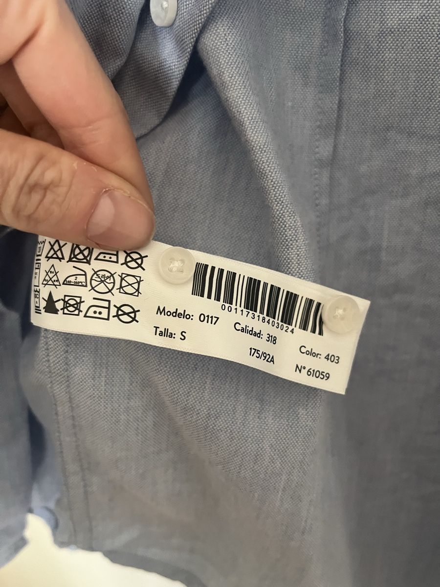 Massimo Dutti Camicie: Massimo Dutti Hemd, Gr. S, hellblau – Usato da Zürich venduto da saskiasaskia7 2