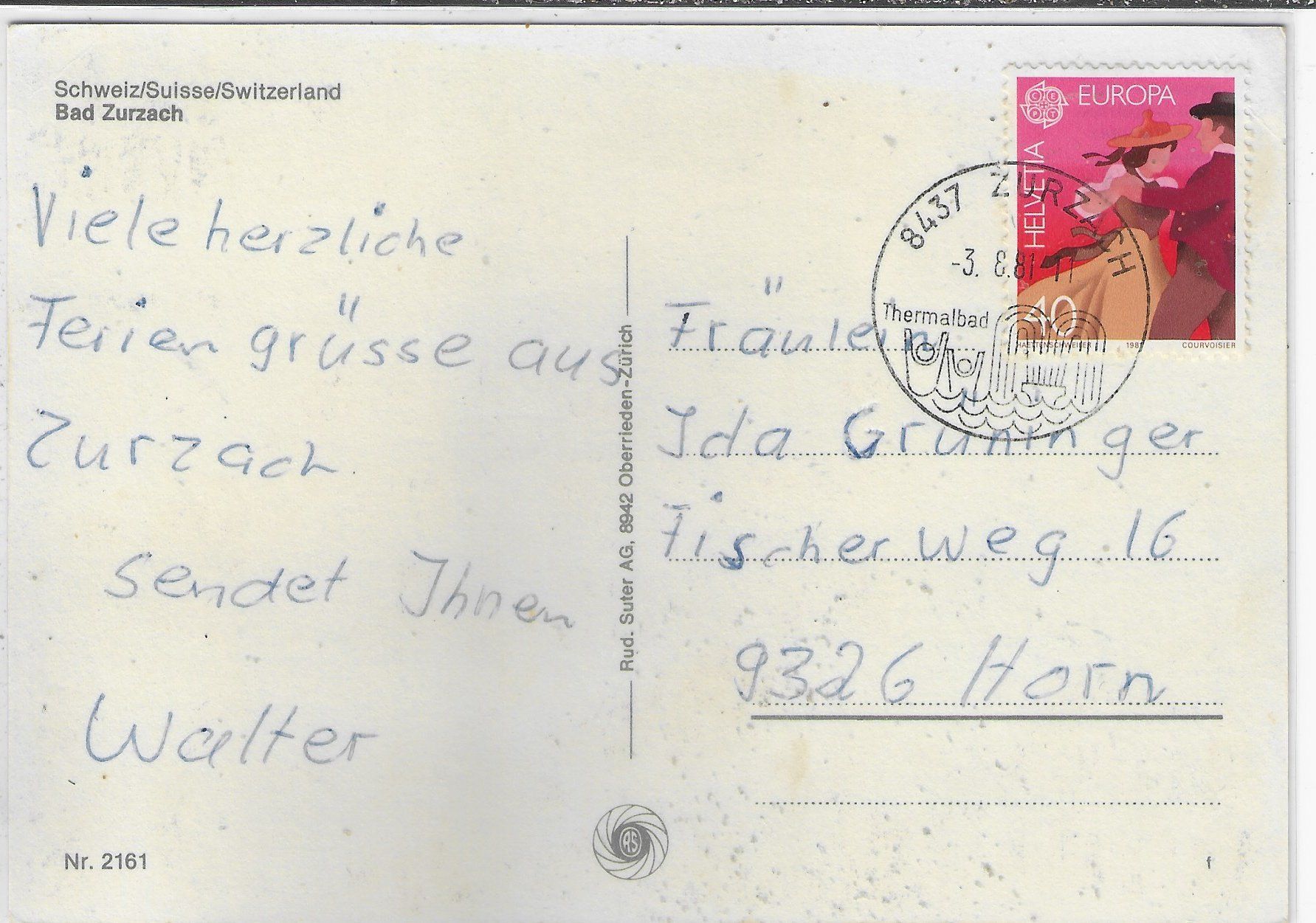 Cartoline postali: Gruss aus Bad Zurach - Multiview – Usato da Ettingen venduto da Kartenplanet 1